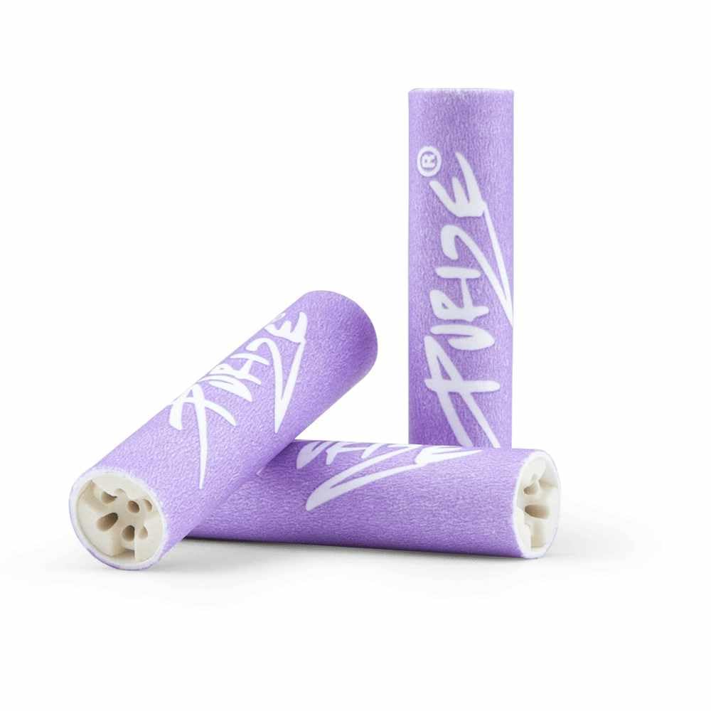 200 sztuk PURIZE Regular Size 9 mm (8,3 mm) filtr z węglem aktywnym (liliowy)
