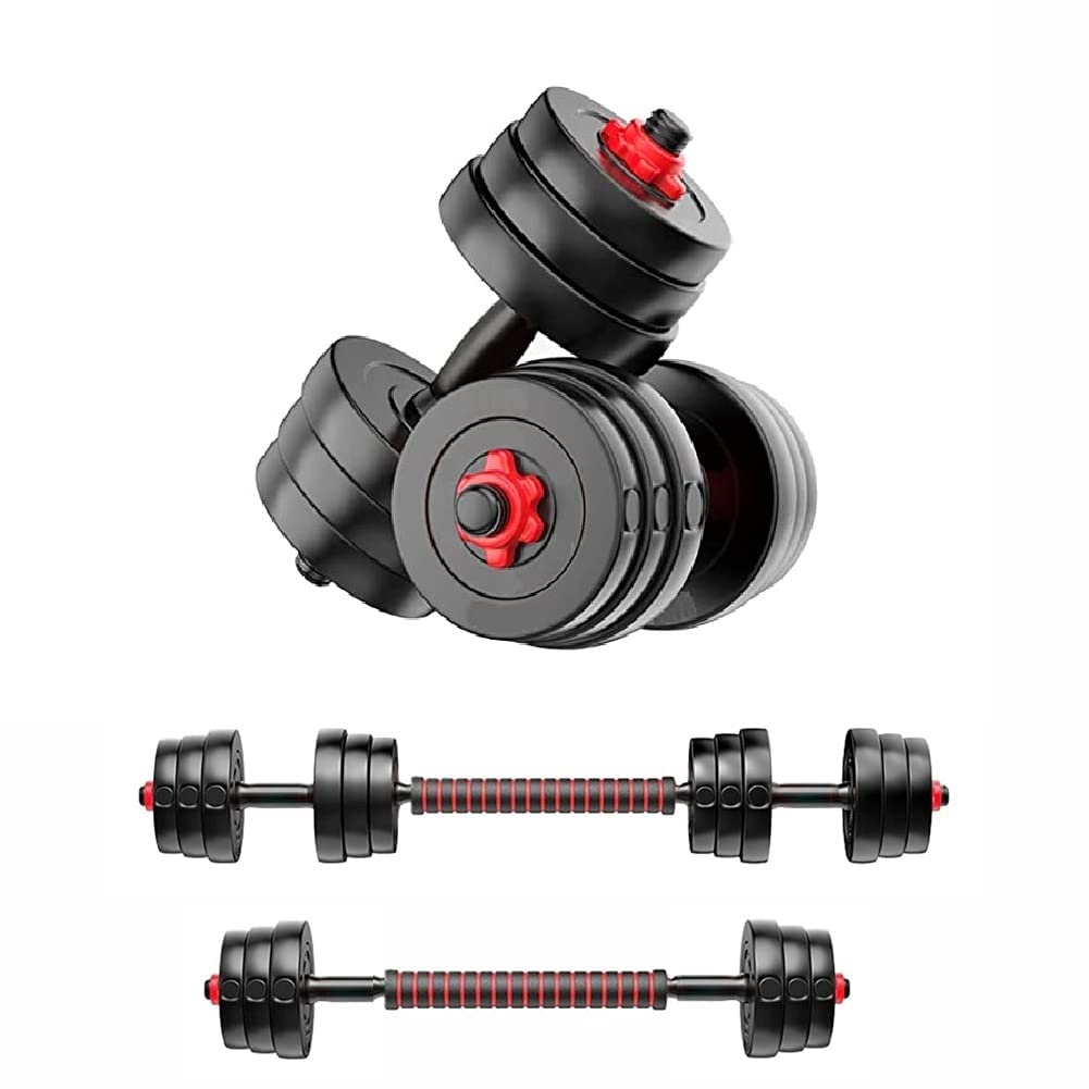 Bodyfit 3 In 1 Convertible Dumbbells kit Home Gym Set Weight Plates with 1 Extension Barbell Rod, 2 Adjustable Dumbbells Rods, for Home Exercise Set Workouts (24Kg Weight Plates) (B0BC3PT2V5) Amazon Price History, Amazon Price Tracker