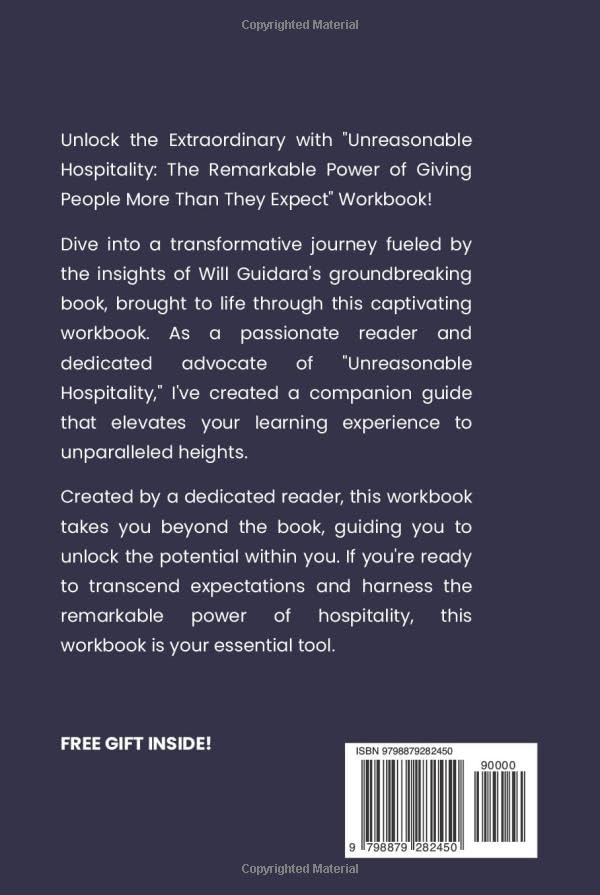 Workbook For Unreasonable Hospitality: The Remarkable Power of Giving People More Than They Expect | A Guide to Will Guidara's Book - Image 2