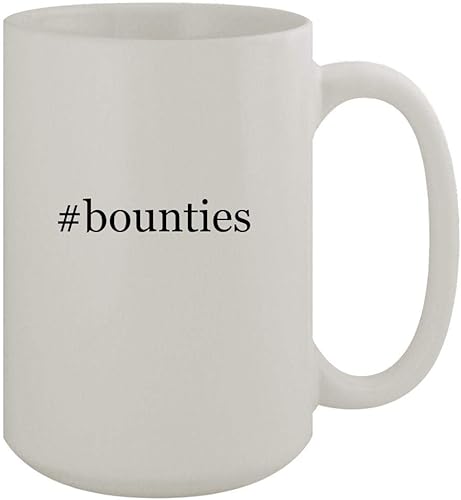 Miniatura 1 de #bounties - 15oz Ceramic White Coffee Mug, White