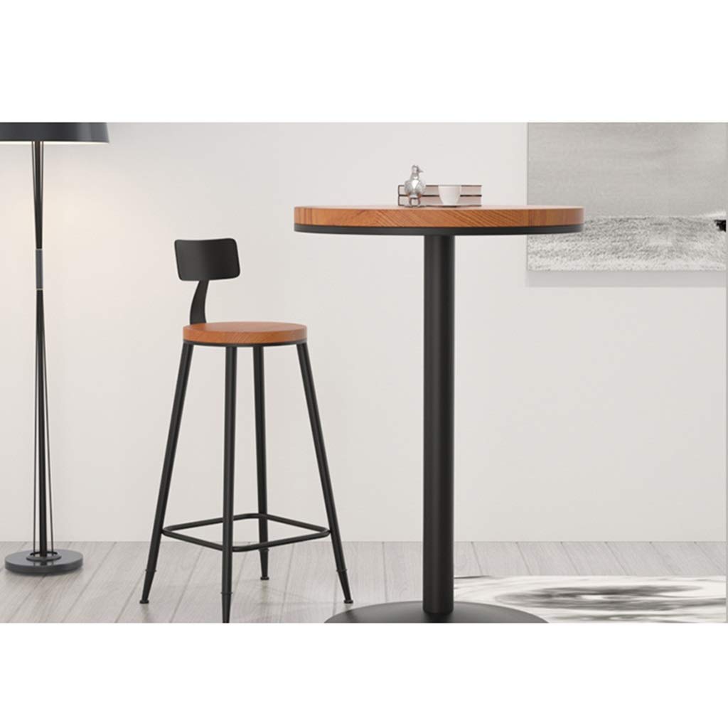 Amazon.co.jp: XZGang バーの高さのバースツール、ウッドシートおよび