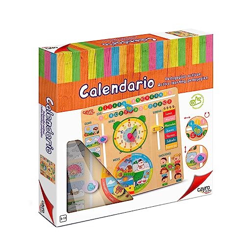Calendario Magnetico Per Bambini Chuckle - Con Stagioni, Meteo E Date, 40x32 Cm, Italiano - Foto 5