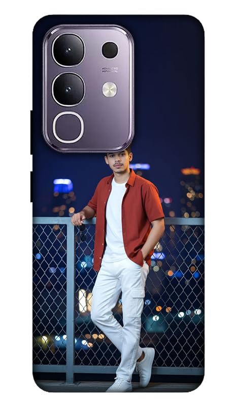 Custom Photo Printed Mobile Cover Compatible with Vivo T4X 5G | Make Your Own Back Case