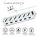 Extrastar Regleta eléctrica de 6 tomas 10/16 A bipaso Schuko 250 V...
