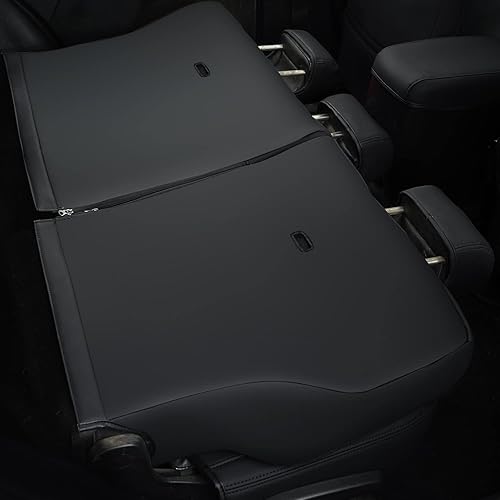 Miniatura 8 de GIANT PANDA Juego completo de fundas de asiento de coche de piel sintética para Toyota RAV4 Limited XLE SE Platinum Adventure 2013 2014 2015 2016