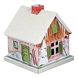 Räucherhaus aus Metall mit einer Höhe von ca 5,5 cm