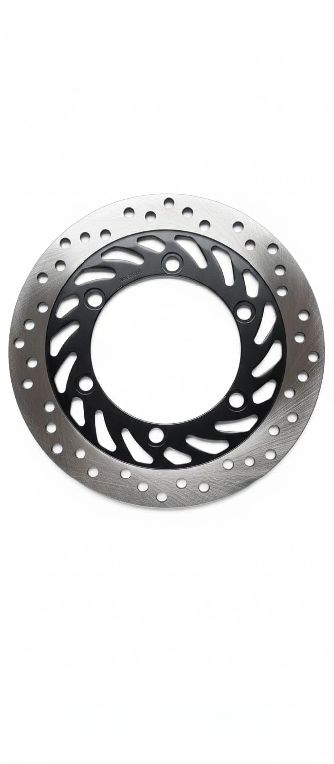 Aroyal Front Brake Disc Plate for Unicorn, Shine, Shine SP, Dazzler & Super Splendor, Glamour, Hunk, CBZ Xtreme, Achiever, Passion Pro, Xpulse 200T | Heavy Duty Steel Rotor-image-49