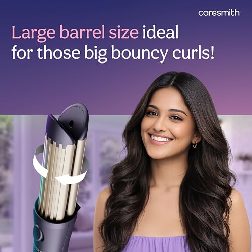 Image of Caresmith Bloom Air Styler | Hair Curler Machine for Women | New Airflow Tech locks in curls for longer | Multi Temperature Setting Curling Iron | Hair straightener and curler for woman