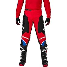 Alpinestars Honda Racer Iconic Pants, 32, Bright Red/Black/White