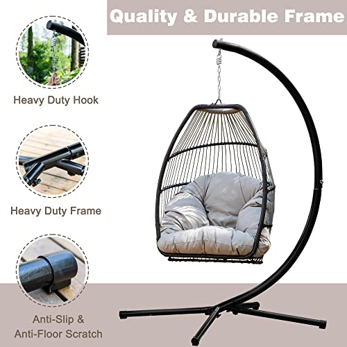 Consejos y reviews para comprar Sillas Colgantes con Soporte para Jardín que Puedes comprar On-line. 12 Imagen adicional