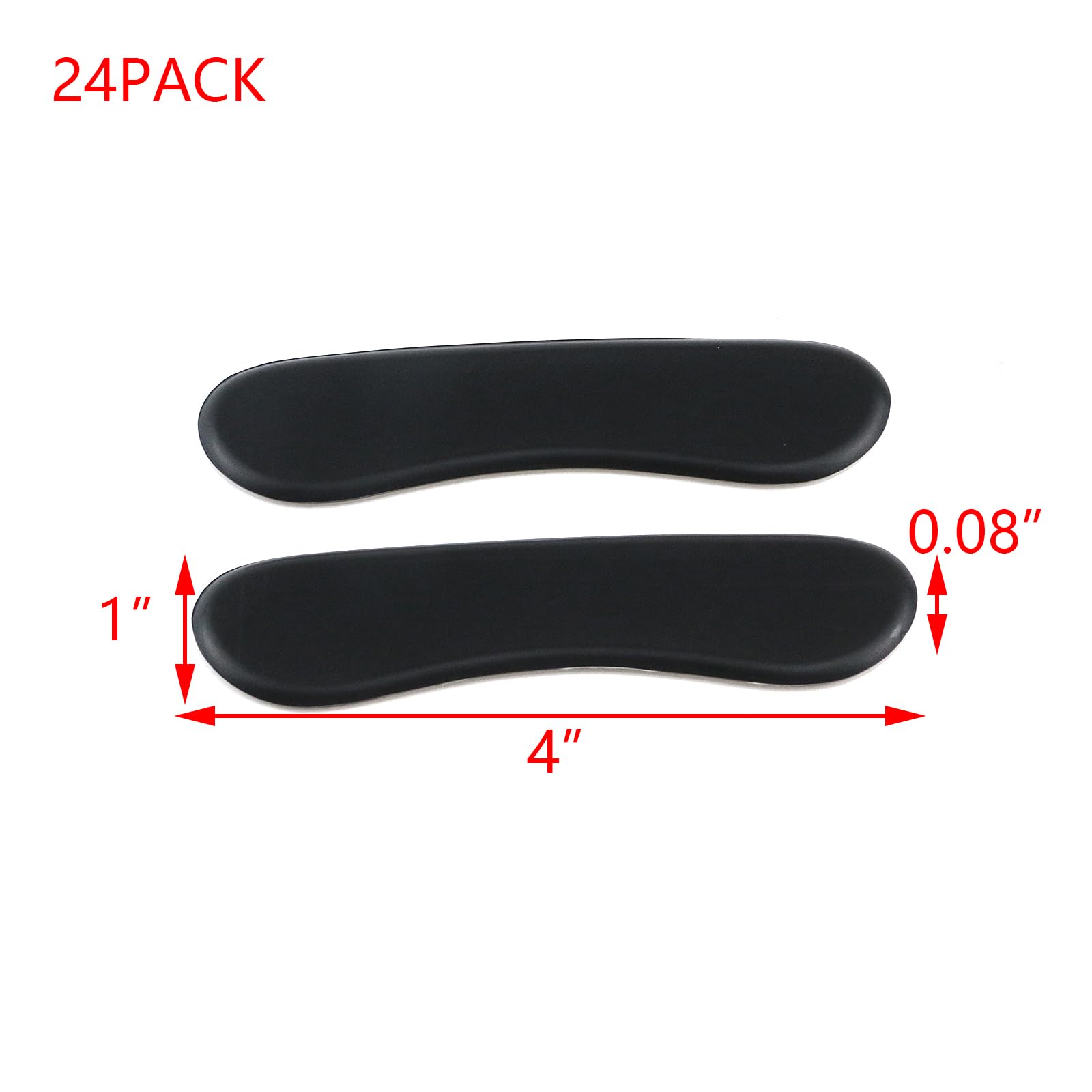 HEVSTIL 8-Pack Long Strip Drum Silencers Pads Soft Clear Drum Dampeners Gels Silicone Gel Pads Drum Mute for Drums Cymbals Tone Control(Black)