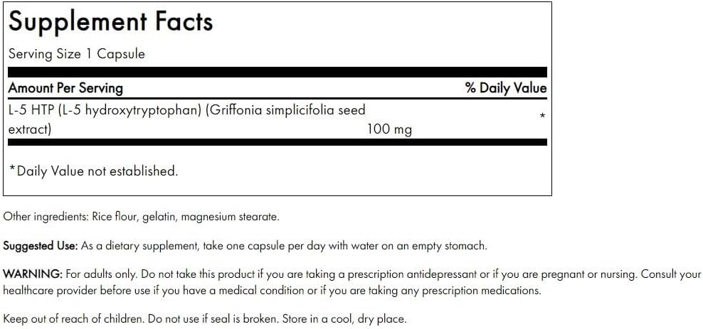 Miniatura 2 de Swanson Ultra 5-Htp - Extra Strength 100 mg 60 Caps