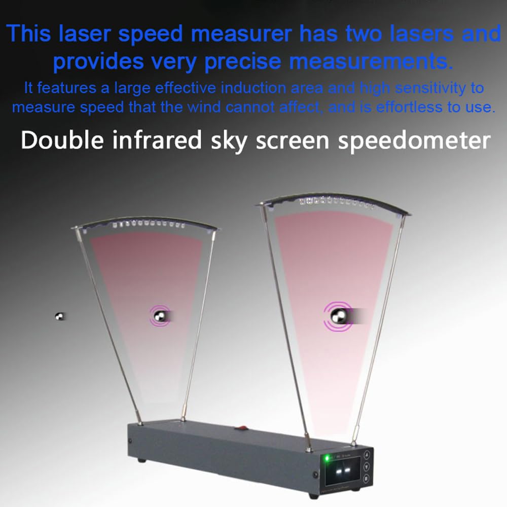 ACAGALA Velocimetry E9900-X - Misuratore di velocità Bow, in alluminio