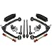 PartsW 12 Pc Suspension Kit for Chevrolet Silverado GMC Sierra 1500 & 1500 Classic RWD Models Tie Rod Ends, Lower Ball Joints, Sway Bar End Links, Upper Control Arms & Ball Joints, Bellow Boots