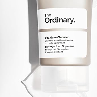 The Ordinary Squalane Cleanser, Facial Cleanser with Squalene, Moisturizing Makeup Remover, Strengthens the Moisturizing Barrier, 150 ml