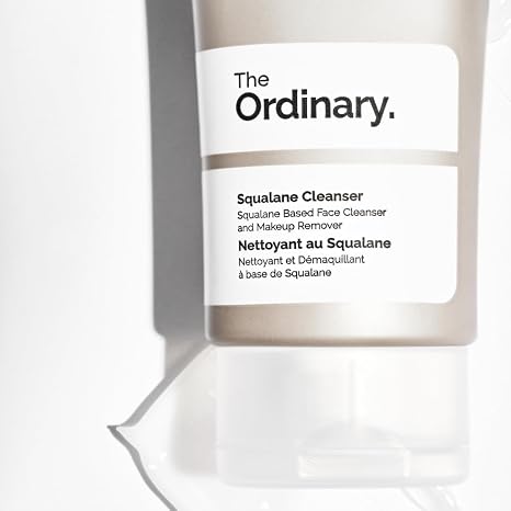 The Ordinary Squalane Cleanser, Facial Cleanser with Squalene, Moisturizing Makeup Remover, Strengthens the Moisturizing Barrier, 150 ml