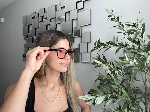 Image of Blue Light Glasses for Woman, AR Coating, Sleep Computer Gaming Glasses, Anti Eyestrain and UV Glare Protection