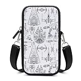 スターウォーズ スマホポーチ レディース ショルダー 携帯ケースショルダーバッグ ショルダーバッグ 斜めがけ 携帯ポーチ 軽量 大容量 肩掛け スマホポーチ リュック [並行輸入品]