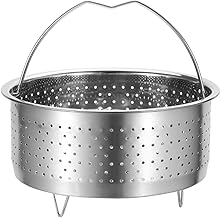 DOITOOL Steamer Basket - Stainless Steel Steamer Basket for Pot with Handle - Accessories for Cooking, Steamer Pot, Tamale Steamer, Dumpling Steamer (S)