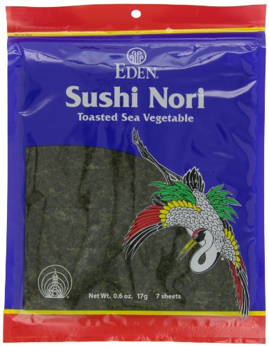 Eden Toasted Sushi Nori, 0.6 Ounce