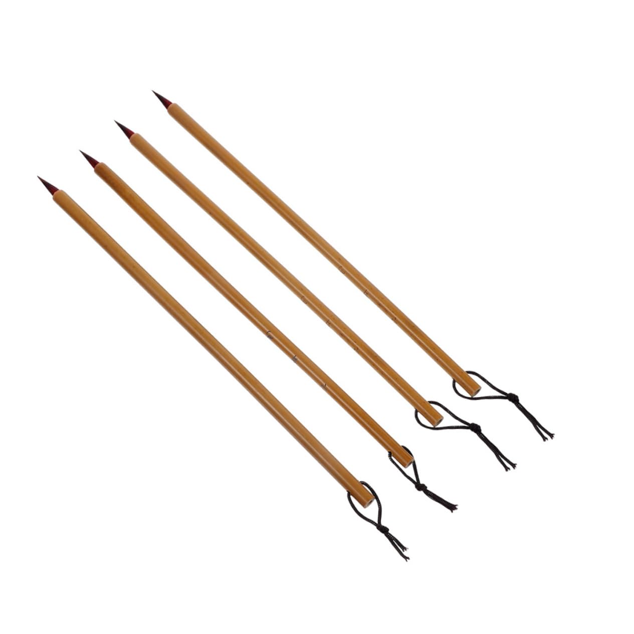jojofuny 5 Set Pennello Da Scrittura Minuscolo Inchiostro Kit Penna Calligrafica Penna Calligrafica Cinese Penne Calligrafiche Cinesi Per Principianti Palo Di Bambù 4 Pezzi*5