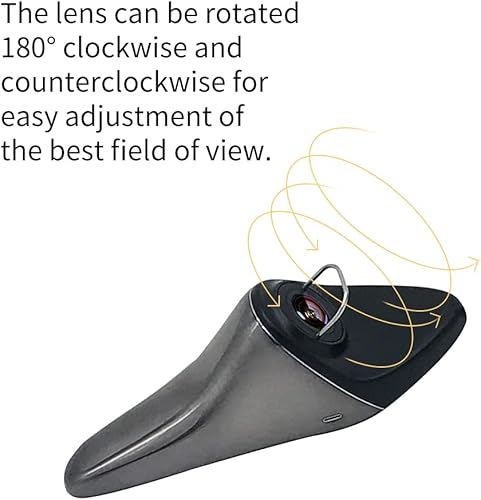 Miniatura 2 de CVBS Signals Cámara de punto ciego Cámara de visión lateral del coche IP68 impermeable 120 grados gran angular espejo espejo cámara gris oscuro