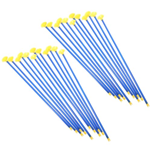 INOOMP 24Pcs 16.5 Inch Suction Cup Arrows Play Replacement Arrows Replacement Arrows Suction Cup Arrows with Suction Cups for Bow