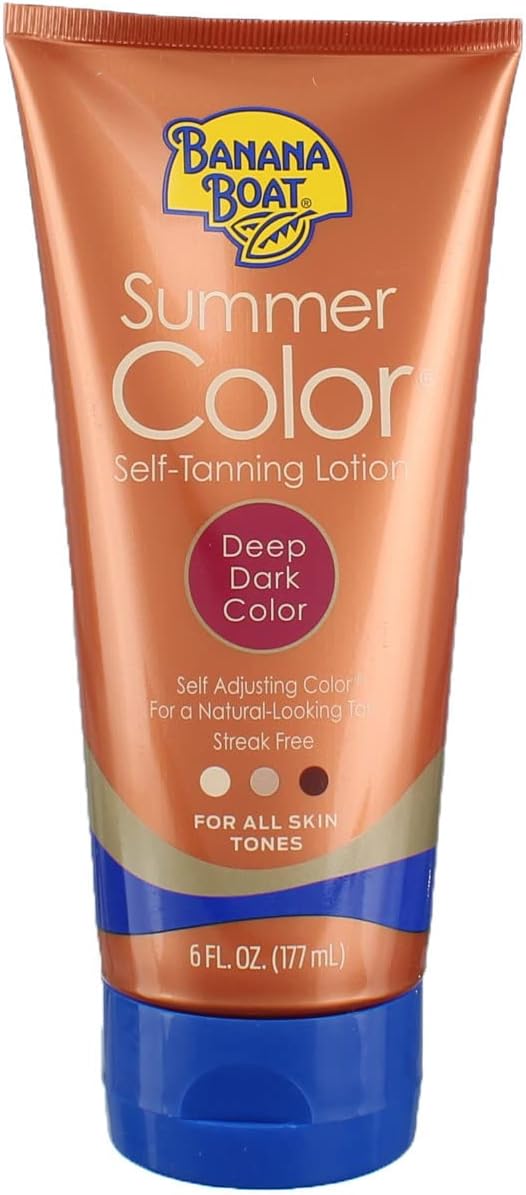 Banana Boat Summer Color Self Tanning Lotion, 6oz Light