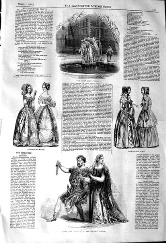 PRINCESSE THEATRE MACBEATH D'ARBRE DE GLACE DE TEMPLE DE 1845 MILIEUX PRINCESSE THEATRE MACBEATH D'ARBRE DE GLACE DE TEMPLE DE 1845 MILIEUX