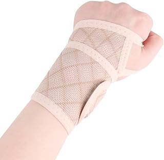 2 Pack Wrist Brace Wrist Wraps for Women, Carpal Tunnel Wrist Brace Wrist Straps for Weightlifting, Thumb Brace Wrist Bands Wrist Support Carpal Tunnel Relief Wrist Brace for Carpal Tunnel