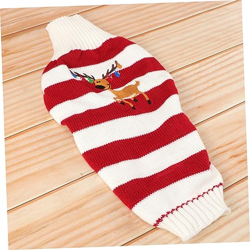 Vêtements pour chiots et pull pour animaux de compagnie de Noël BESPORTBLE 3 pièces - 8