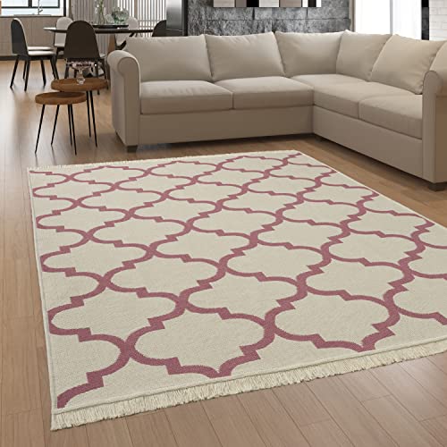 Paco Home Alfombra Salon De Habitacion Se Puede Lavar En La Lavadora Motivo Nordica Motivo Boho Chic, Tamaño:60x90 Cm, Color:Pink Paco Home Alfombra Salon De Habitacion Se Puede Lavar En La Lavadora Motivo Nordica Motivo Boho Chic, Tamaño:60x90 Cm, Color:Pink