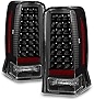 AKKON - For Black 02-06 Cadillac Escalade 03-06 Escalade ESV Rear LED Tail Lights Brake Lamps Replacement