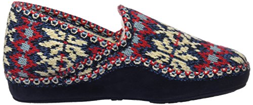 Nordikas Classic, Pantofole Donna, Blu (Marino)