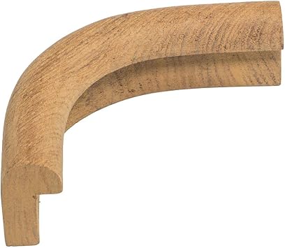 Whitecap 60837 Teak Edge Molding - Outside Corner