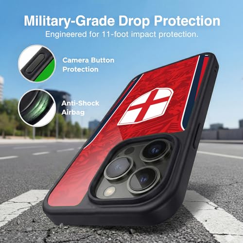 Coque Renforcée iPhone 13 Pro Évitez les Écrans Brisés Style Angleterre - 3