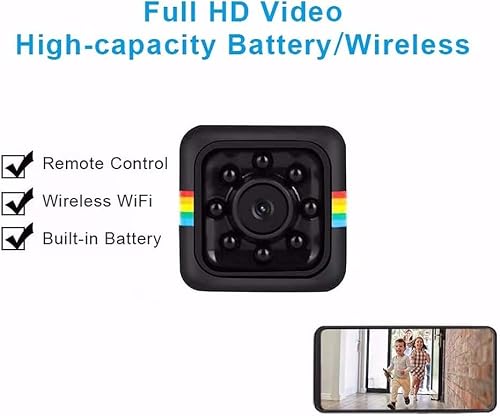 Wifi Home Security Camera, 1080P Hd Wireless Indoor Surveillance Camera With Night Vision Function, Motion Detection And Phone Application, Built-In Battery, Cat And Dog Camera For Home Security Pets. #TOP4