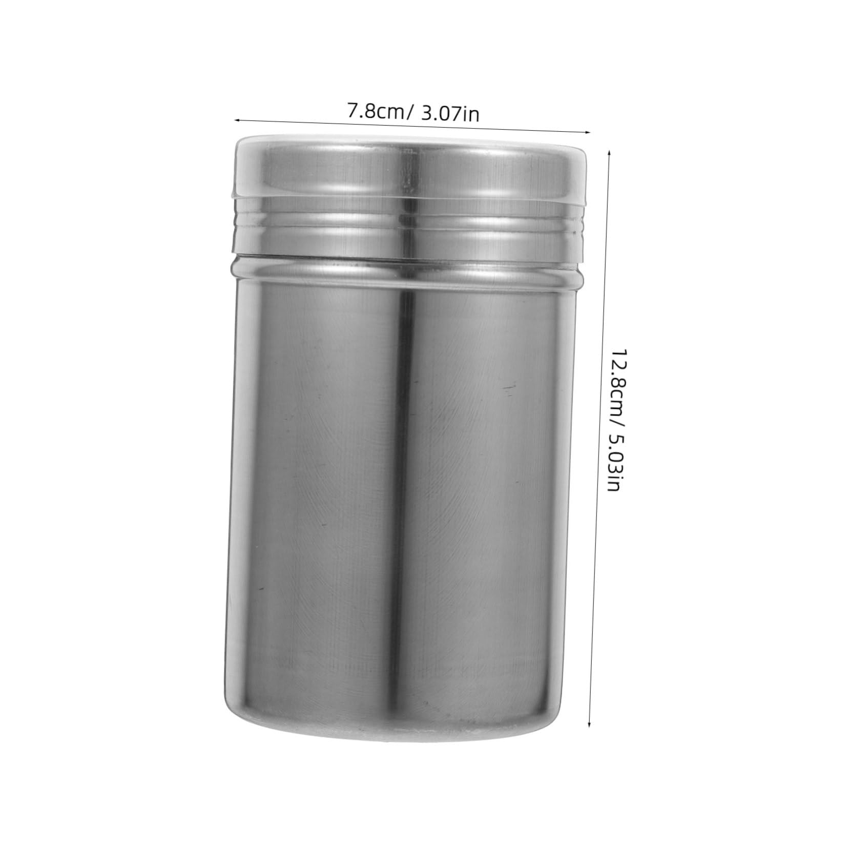 Unomor Large Capacity Stainless Steel Spice Shaker Jar Sealed Lid Mesh Shaker for Outdoor Cooking and Travel