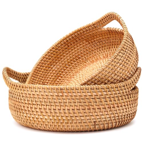 Bo And Bug Natural Rattan Bread Basket cover