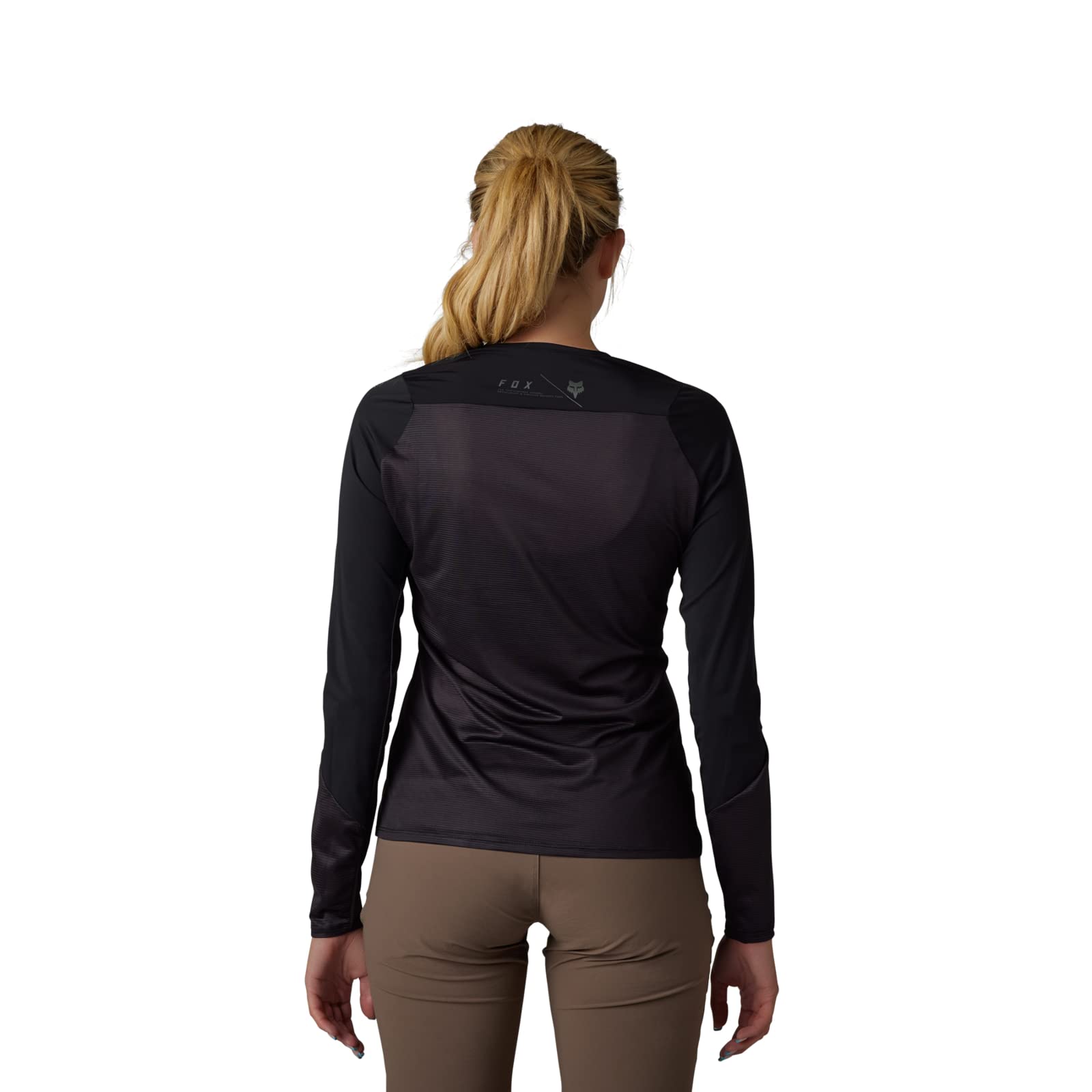 Fox Racing Pantalones Cortos para Mujer W Flexair Ascent LS Jersey Flexair Ascent con Forro