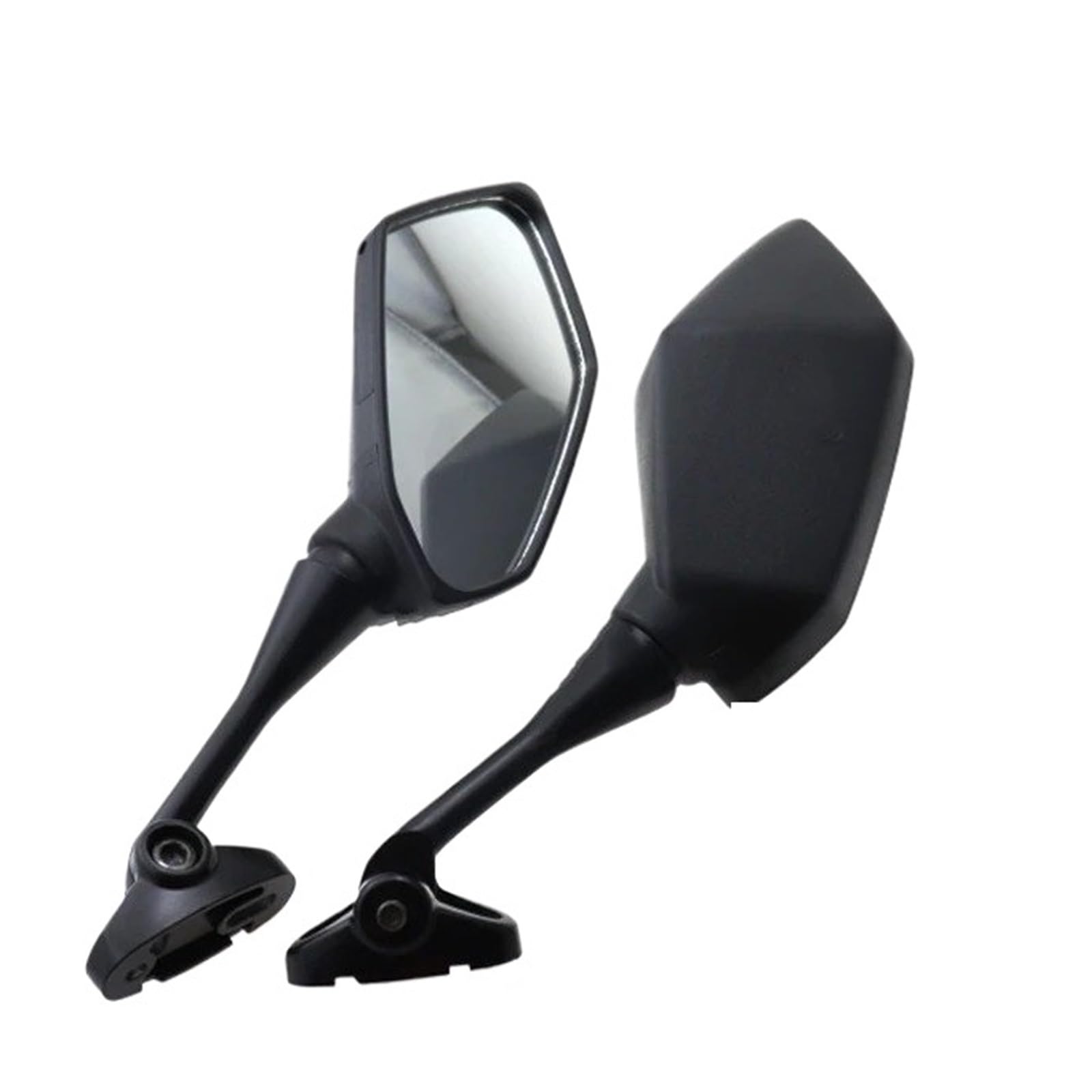 UTLODY motorcycle mirrors For Suzuki GSXR600 GSXR 600 GSXR-600 For APRILIA GPR125 GPR 125 GPR-125 Motorcycle Mirror Black Moto Rearview Side bar end mirror(Black)