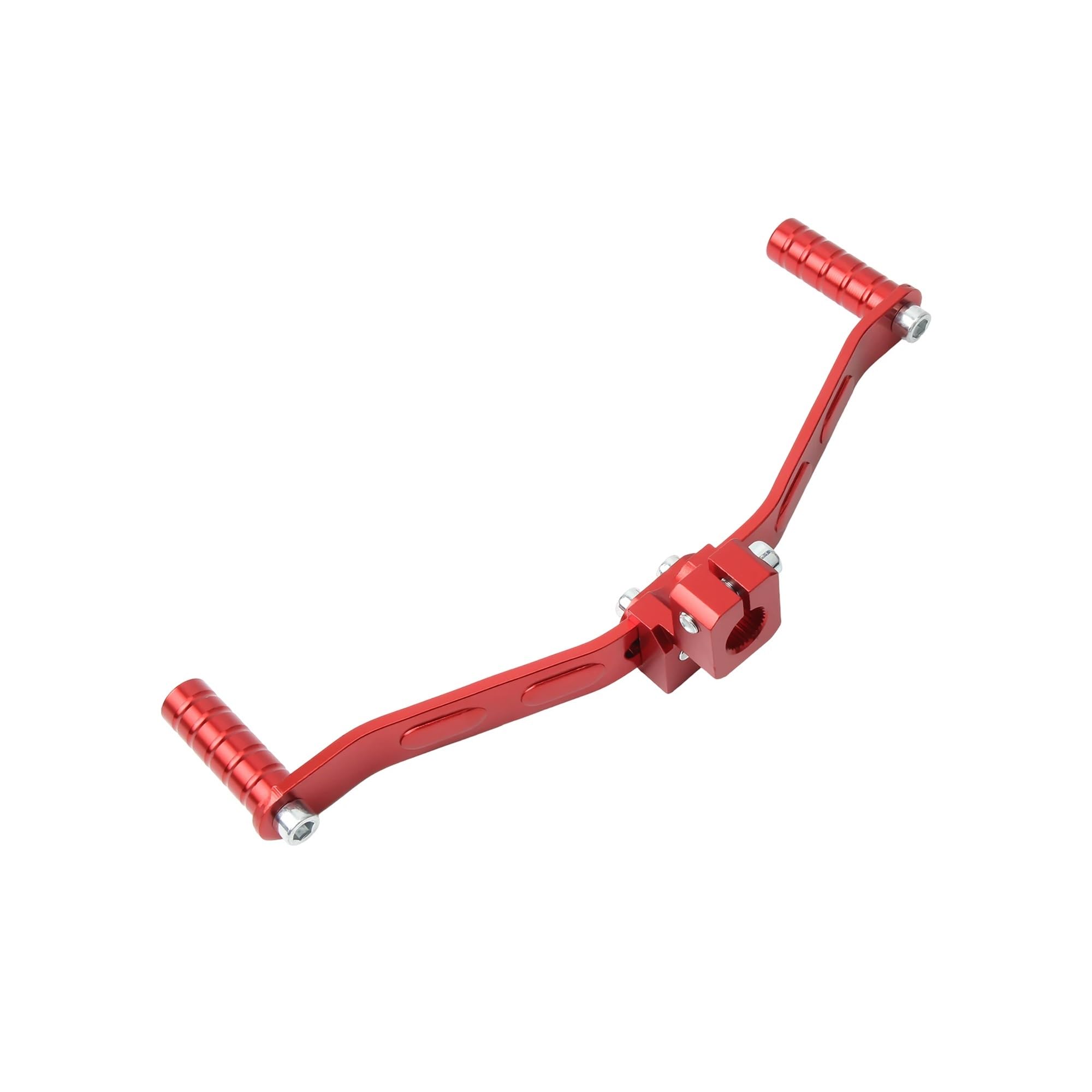 Lbcsrmh Red Motorcycle Gear Lever Universal Gear Shift Lever Motorcycle Dual Way Footrest Pedal Shifter 21Cm Motorbike Refitting Parts Modification Accessories