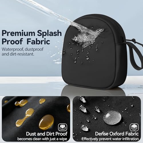 Image of Inesore Soft Headphone Case Headset Carrying Storage Bag Pouch,Black | Compatible with JBL Tune & Live /Sony WH-CH520 510 720 / Sony MDR-ZX /Bose QuietComfort /JLab /BERIBES /TOZO /KVIDIO /SoundCore