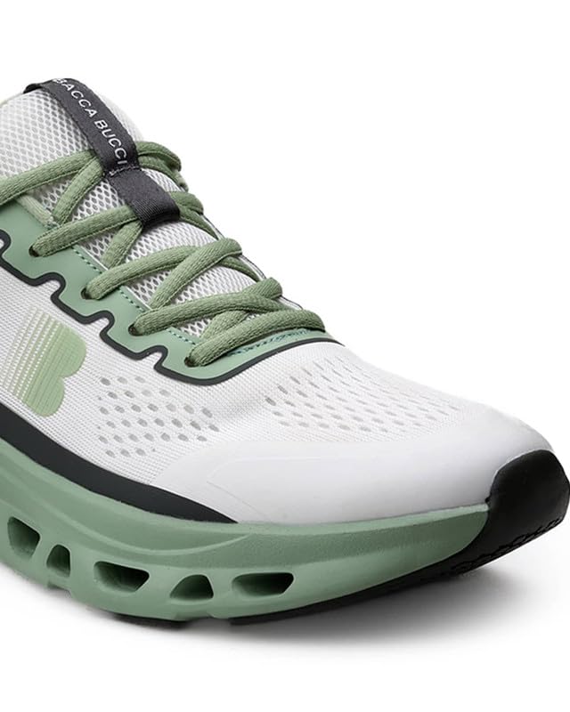 Image of Bacca Bucci Balance Men's Sports Sneakers | Ultra-Light Jacquard Running Shoes with Cushioned Rebound Sole | EVA + Rubber Heavy-Duty Outsole | All-Day Comfort & Breathable Daily Trainers