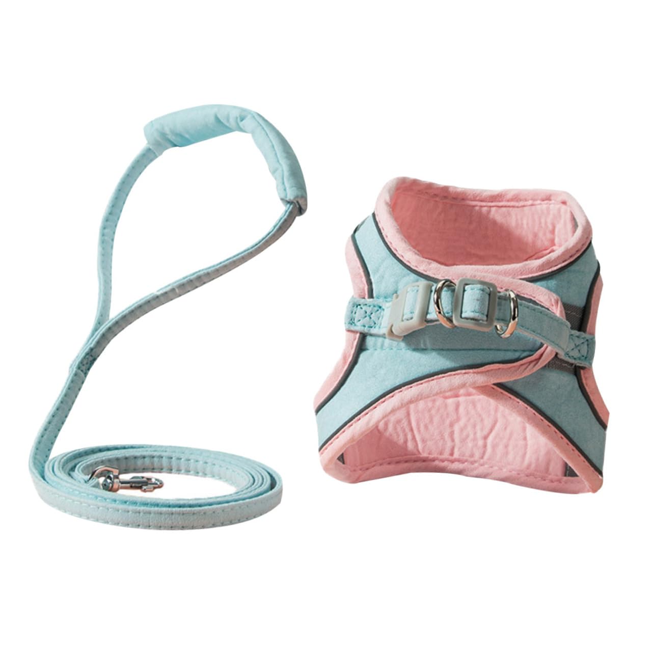 Toddmomy 1 Set Pet Cat Dog Harness with Walking Leash Breathable Design for and Daily Walks