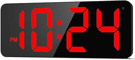希少 美品 Hardcore LED BIG DIGITAL CLOCK EC THE HUGE 5″ NUMERALS RED LED CLOCK – BIGTIMECLOCKS