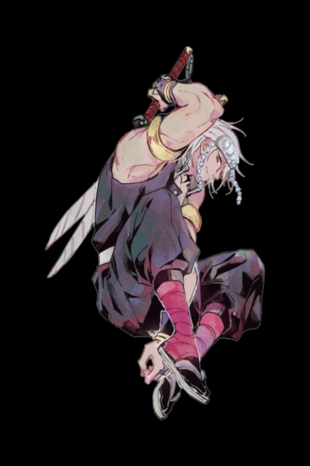 Uzui Tengen - Demon Slayer Notebook: Uzui Tengen - Demon Slayer Wide Ruled, 6x9, 100 Pages, Uzui Tengen - Demon Slayer Classic, For kids, teens, ... Lovers, Manga Lovers (Composition Notebooks)