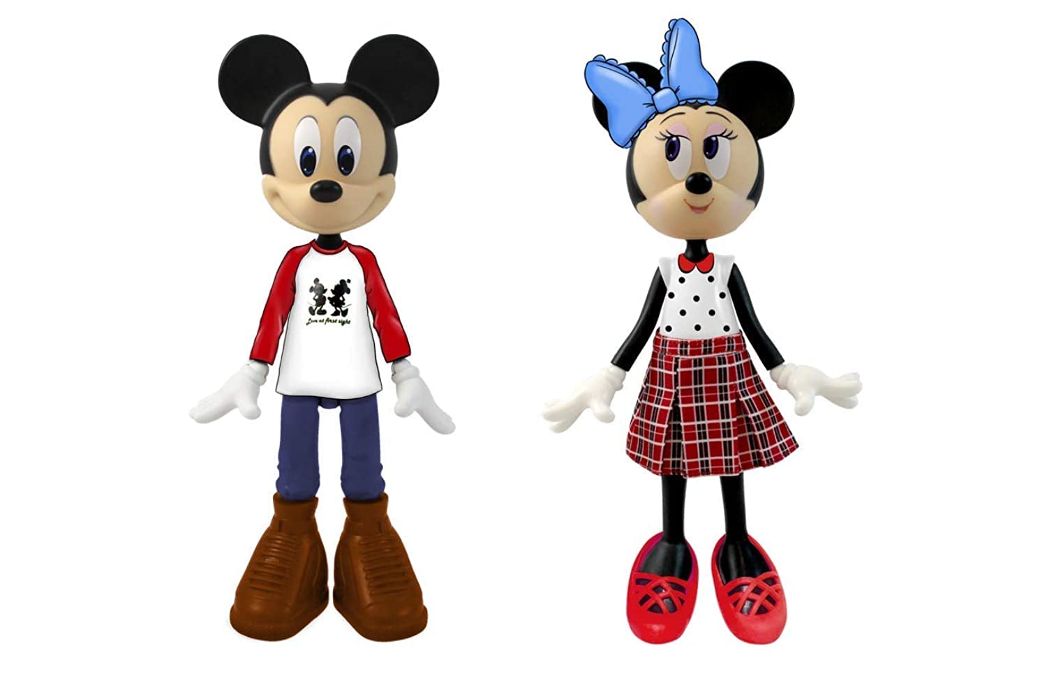 Disney Minnie & Mickey Friend Pack Poseable figures 220mm New (A13)
