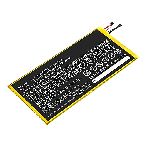 Synergy Digital Tablet Battery, Compatible with Sony Xperia Z3 Tablet Tablet, (Li-Pol, 3.8V, 4100mAh) Ultra High Capacity, Replacement for Sony LIS1569ERPC Battery