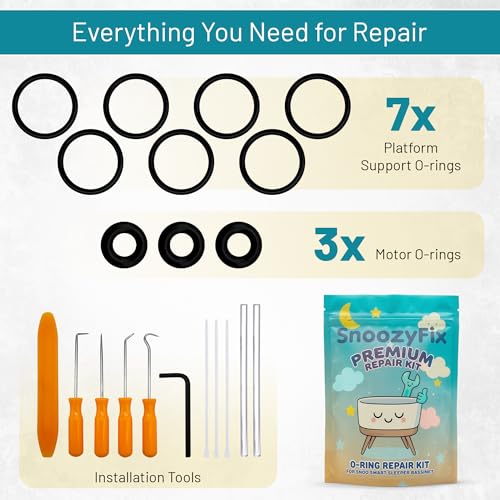 Kit de réparation pour berceau SNOO Smart Sleeper pour entretien de joints usés - 6